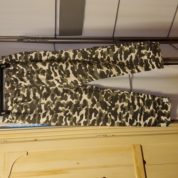 Free People Monrow Camo Pants Size L - Picture 1 of 7